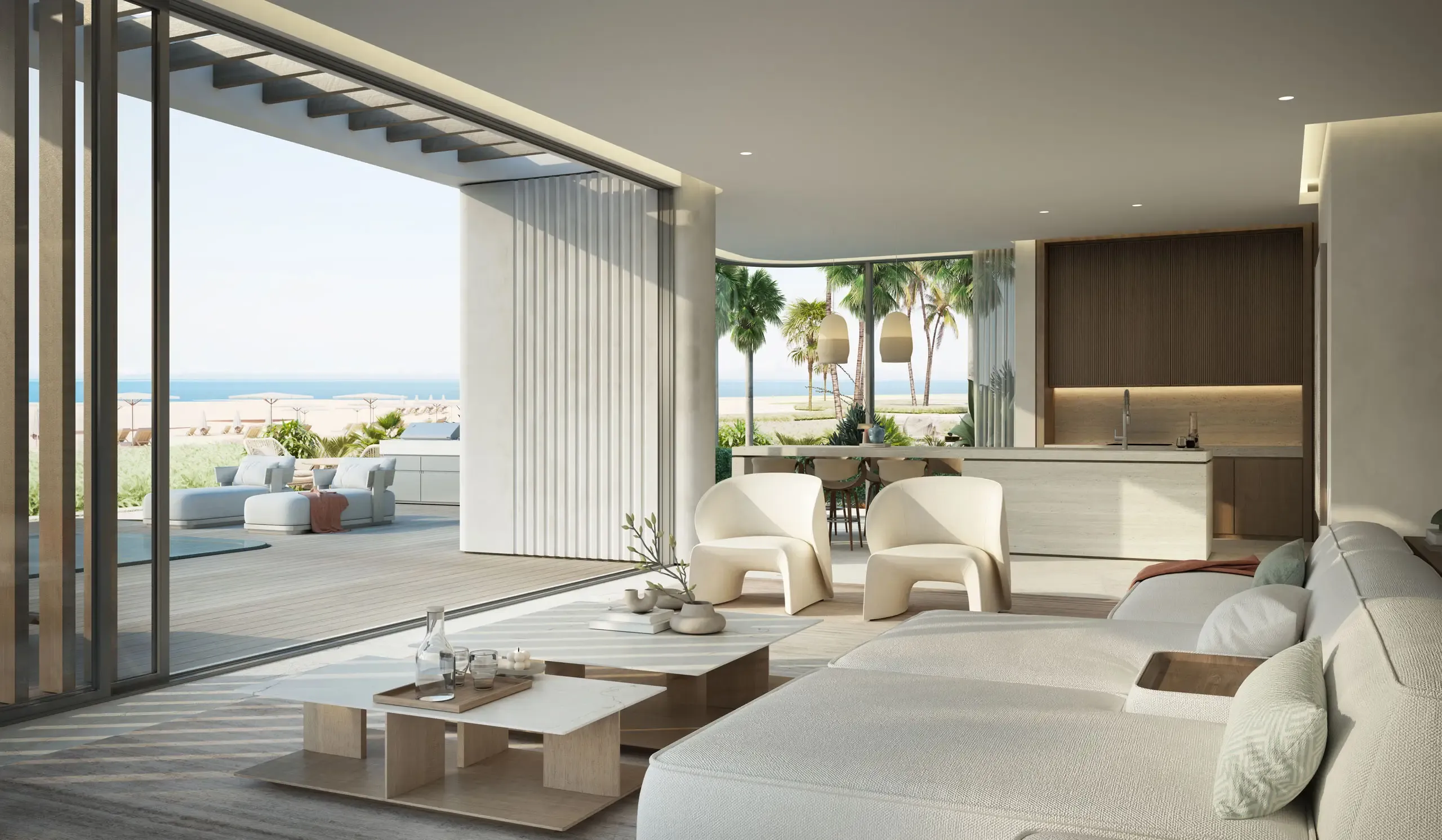 Living Spaces Within the Villas